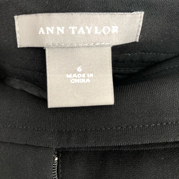 Ann Taylor Black Dress Pants Size 6 - Picture 4 of 6